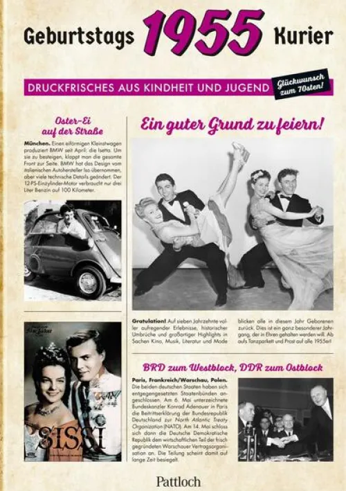Pattloch Geburtstag*1955 - Geburtstagskurier