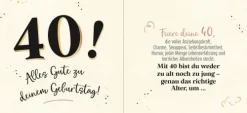 Groh Verlag Geburtstag-40 - Genau das richtige Alter, um ...