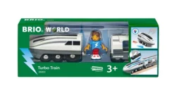 Ravensburger Spieleverlag Modelle & Konstruktion-36003 BRIO Turbo-Zug - Batteriebetriebener Spielzeugzug für Kinder ab 3 Jahren