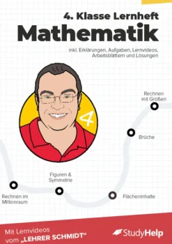 Quali Trainer·Grundschule|Grundschule·Mathematik-4. Klasse Mathematik Lernheft mit Lernvideos von Lehrer Schmidt