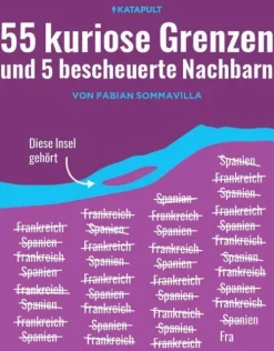 Katapult-Verlag Geowissenschaft*55 kuriose Grenzen und 5 bescheuerte Nachbarn