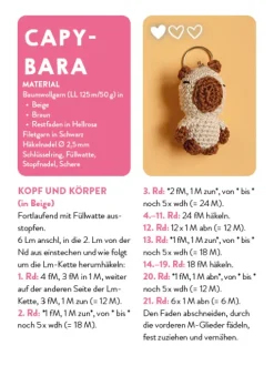 55 x häkeln - Mini-Amigurumis Schlüsselanhänger: Dein Kartenset mit niedlichen Tieren & mehr*Edition Michael Fischer Outlet