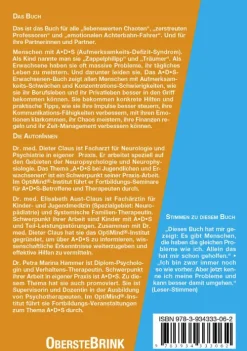 A. D. S. ( ADS). Das Erwachsenen-Buch*Oberstebrink Sale