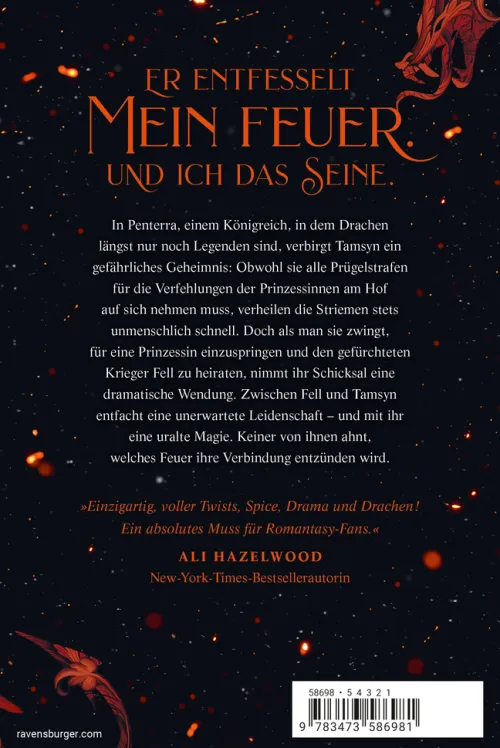 Ravensburger Verlag Romantasy|Romantasy*A Fire in the Sky - Feuerschwur-Chroniken, Band 1