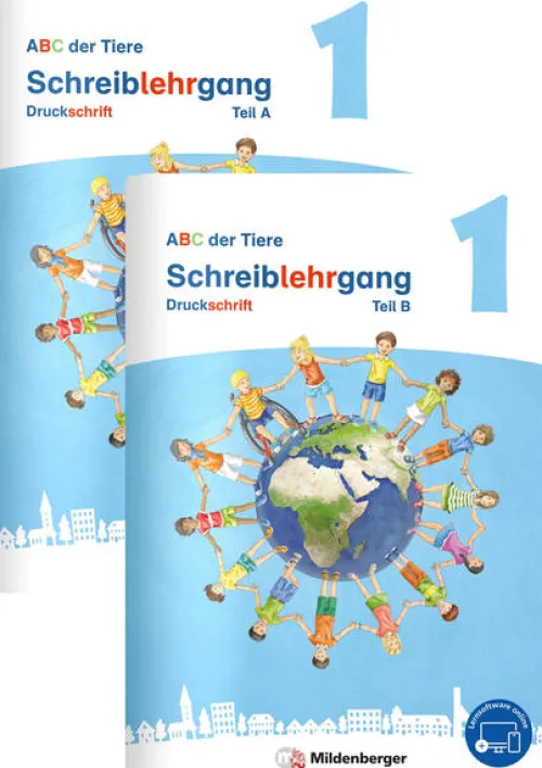 ABC der Tiere 1 Neubearbeitung - Schreiblehrgang Druckschrift, Teil A und B*Mildenberger Verlag GmbH Clearance