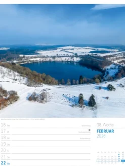 Ackermann Kunstverlag Wochenkalender-Abenteuer Deutschland Wochenplaner Kalender 2026 | Naturparadiese