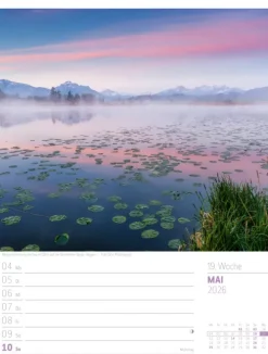 Ackermann Kunstverlag Wochenkalender-Abenteuer Deutschland Wochenplaner Kalender 2026 | Naturparadiese