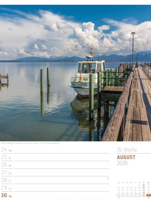 Ackermann Kunstverlag Wochenkalender-Abenteuer Deutschland Wochenplaner Kalender 2026 | Naturparadiese