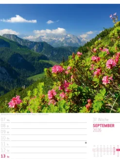 Ackermann Kunstverlag Wochenkalender-Abenteuer Deutschland Wochenplaner Kalender 2026 | Naturparadiese