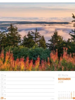 Ackermann Kunstverlag Wochenkalender-Abenteuer Deutschland Wochenplaner Kalender 2026 | Naturparadiese