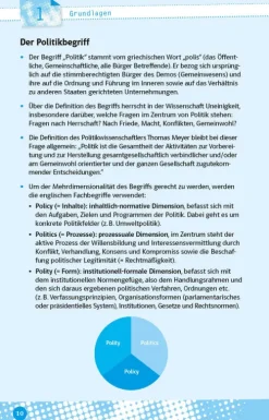 Klett Lerntraining Abi Trainer·Politik & Sozialkunde*Abi last minute Politik und Sozialkunde