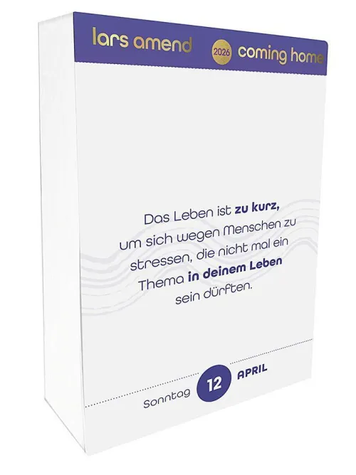 Knaur MensSana Kalender Abreiß-Kalender-Abreißkalender 2026: Coming Home