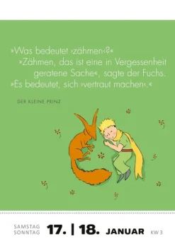 arsEdition Abreiß-Kalender*Abreißkalender Man sieht nur mit dem Herzen gut ... 2026