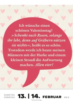 Ars Edition GmbH Geburtstagskalender*Abreißkalender Renate Bergmann - Der Kalender 2027