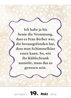 Ars Edition GmbH Geburtstagskalender*Abreißkalender Renate Bergmann - Der Kalender 2027