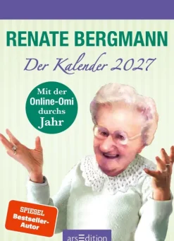 Ars Edition GmbH Geburtstagskalender*Abreißkalender Renate Bergmann - Der Kalender 2027