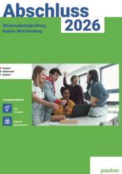 hutt lernhilfen Abi Trainer·Mathematik|Abi Trainer·Fremdsprachen-Abschluss 2026 - Werkrealschulprüfung Baden-Württemberg - Lösungsband - Deutsch, Mathematik und Englisch