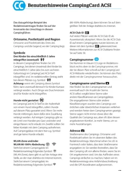 Hallwag Karten Verlag Karten & Atlanten|Camping*ACSI CampingCard & Stellplatzführer 2026