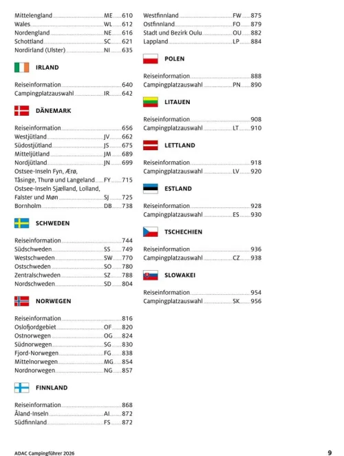 ADAC Reiseführer Camping-ADAC Campingführer Deutschland/Nordeuropa 2026