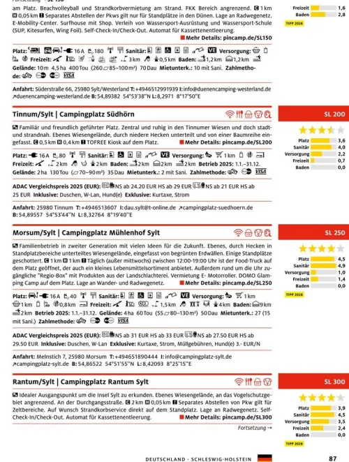 ADAC Reiseführer Camping-ADAC Campingführer Deutschland/Nordeuropa 2026
