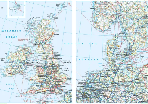 Reiseatlas 2026/2027 Deutschland 1:200.000, Europa 1:4,5 Mio.*ADAC Best