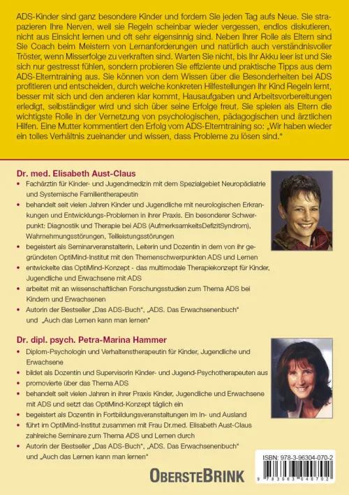 ADS. Eltern als Coach.*Oberstebrink Hot