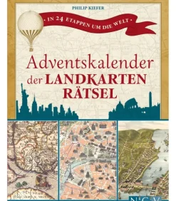 Naumann & Göbel Verlag Hobby & Selbermachen*Adventskalender der Landkartenrätsel