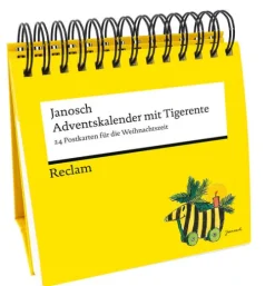 Reclam Philipp Jun. Postkartenkalender*Adventskalender mit Tigerente. 24 Postkarten für die Weihnachtszeit