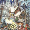 Adventskalender "Postkarte Waldweihnacht"*Richard Sellmer Verlag