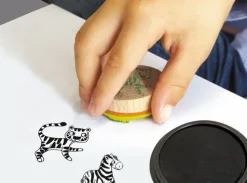 Aladine Stempel & -Kissen-- Baby Stempel Bambino Savanne ECO