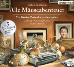 Kinder Hoerverlag DHV Der Kinder- & Jugendbücher·Romane & Erzählungen-Alle Mäuseabenteuer: Lindbergh - Armstrong - Edison - Einstein - Earhart