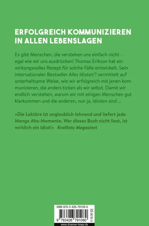 Knaur Taschenbuch Psychologie*Alles Idioten!?