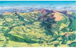 Prestel Verlag Karten & Atlanten*Alpen. Die Kunst der Panoramakarte