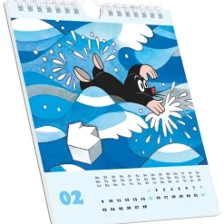 teNeues Calendars & Stationery GmbH & Co. KG Postkartenkalender-Alpha Edition - Der kleine Maulwurf Kalender 2026 - Postkartenkalender 16×17 cm mit Illustrationen von Zdenek Miler, zum Aufstellen oder Aufhängen, niedlicher Tischkalender & Geschenk für Kinder