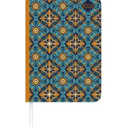 teNeues Calendars & Stationery GmbH & Co. KG Buchkalender-Alpha Edition - Lady Journal Oriental Pattern 2026 - Buchkalender A6 (ca. 10,7×15,2 cm) mit Wochenübersicht & Notizseiten, eleganter Taschenkalender & Terminplaner für Beruf, Schule & Alltag
