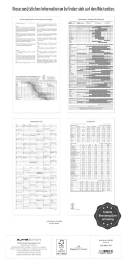 teNeues Calendars & Stationery GmbH & Co. KG Terminkalender-Alpha Edition - Liebe ist... Familientermine 2026 - Familienkalender 22×45 cm mit 5 Spalten & Monatsübersicht, liebevoll illustrierter Familienplaner & Terminkalender für Paare, Eltern & Kinder