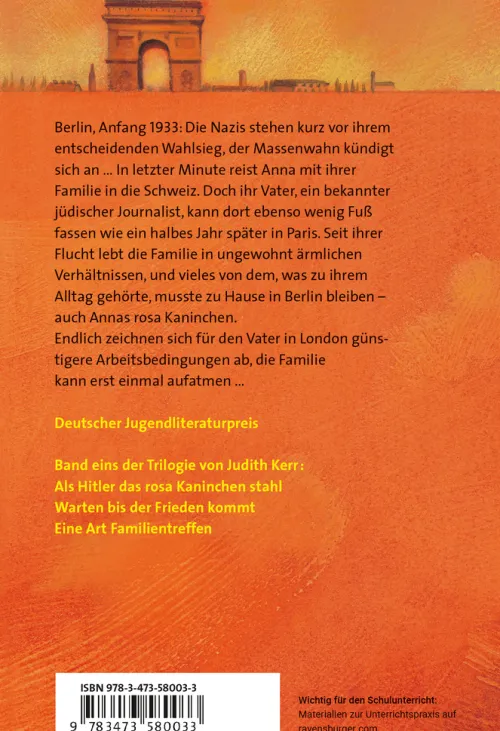 Ravensburger Verlag Kinder- & Jugendbücher|Romane & Erzählungen*Als Hitler das rosa Kaninchen stahl