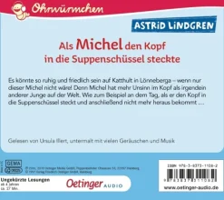 Oetinger Media Kinder- & Jugendbücher·Bilderbücher*Als Michel den Kopf in die Suppenschüssel steckte,1 Audio-CD