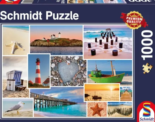 Schmidt Spiele GmbH Puzzles & Puzzlezubehör-Am Meer. Puzzle 1.000 Teile