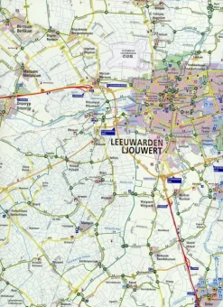 ANWB Media Inside Sales Niederländische Bücher-Ameland - Friesland noord (Nes / Dokkum / Leeuwarden) 1 : 66 000