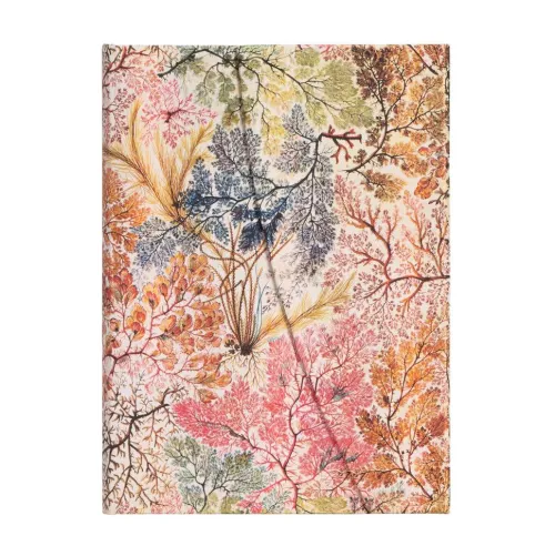 Paperblanks Ltd. Notizbücher & -Blöcke-Anemone Midi Lined Hardcover Journal (Wrap Closure)