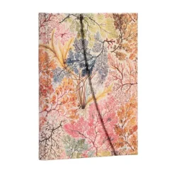 Paperblanks Ltd. Notizbücher & -Blöcke-Anemone Midi Lined Hardcover Journal (Wrap Closure)