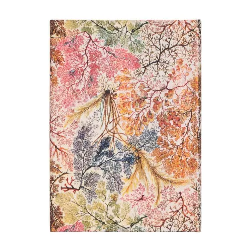 Paperblanks Ltd. Notizbücher & -Blöcke-Anemone Midi Lined Hardcover Journal (Wrap Closure)