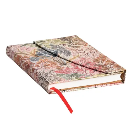 Paperblanks Ltd. Notizbücher & -Blöcke-Anemone Midi Lined Hardcover Journal (Wrap Closure)