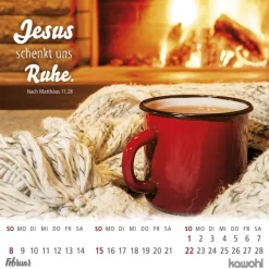 Kawohl Postkartenkalender*Ankommen & leben 2026