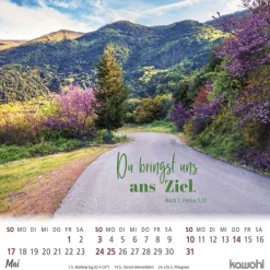 Kawohl Postkartenkalender*Ankommen & leben 2026