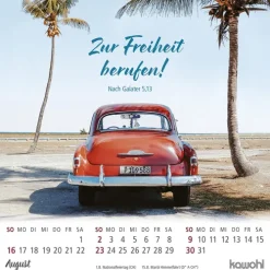 Kawohl Postkartenkalender*Ankommen & leben 2026