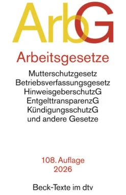 Arbeitsgesetze. ArbG*dtv Verlagsgesellschaft Sale