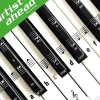 ARTIST AHEAD® Noten Aufkleber für Klavier & Keyboard*Artist Ahead Musikverlag Discount