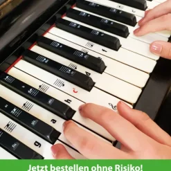 ARTIST AHEAD® Noten Aufkleber für Klavier & Keyboard*Artist Ahead Musikverlag Discount